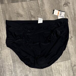 Island Escape Black Women’s One Piece Swim Bottom